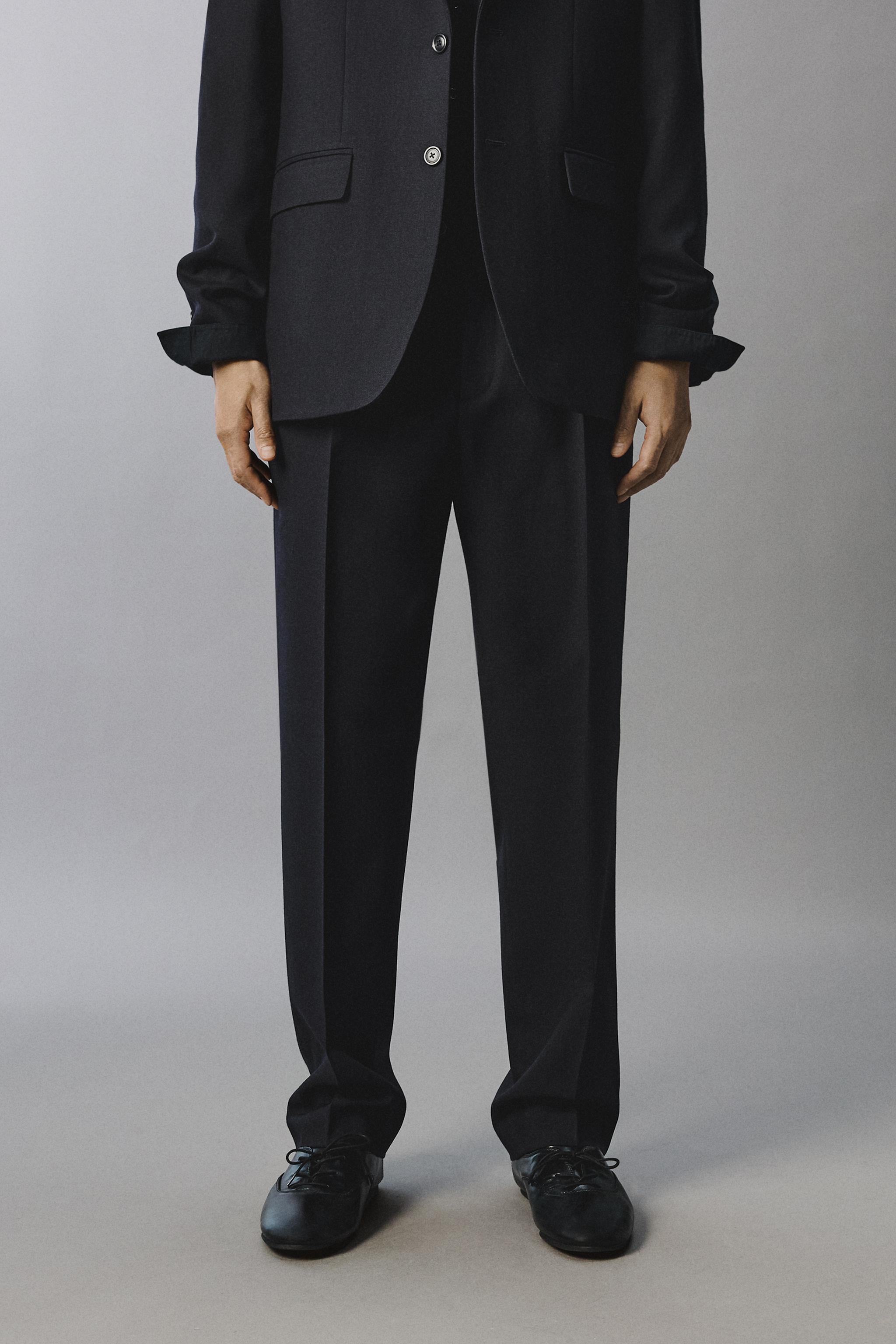 PANTALON DE COSTUME 100% LAINE